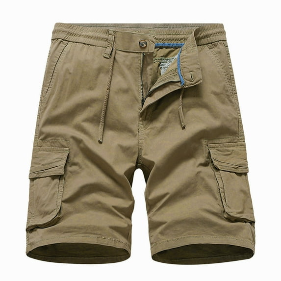 Ramiter Mens Shorts Sports Summer Surfing Pants Beach Shorts Fitness Men's Quick-drying Men's pants Khaki,2XL
