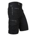 thumbnail image 1 of Ramiter Mens&nbsp;Shorts&nbsp;Casual Men's Cotton Twill Cargo Shorts with Belt Black,S, 1 of 2