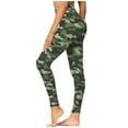 thumbnail image 1 of Ramiter Plus Size Leggings Womens Pants Trendy Casual Print Leggings Lift Fitness Sports Leggings Yoga L,Green, 1 of 5