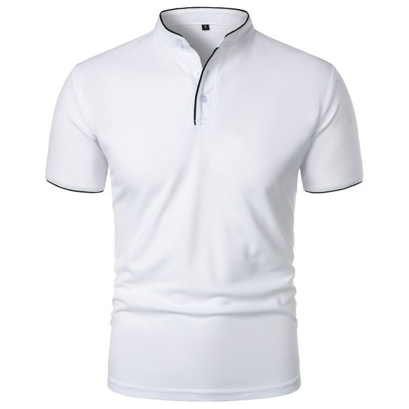 Ramiter Polo Shirts for Men Mens Polo Shirts Short Sleeve Athletic Golf Polo Shirt for Men Casual Collared Summer T-Shirts White,3XL