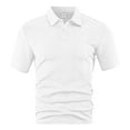 thumbnail image 1 of Ramiter Polo Shirts for Men Mens Polo Shirts Short Sleeve Athletic Golf Polo Shirt for Men Casual Collared Summer T-Shirts White,3XL, 1 of 4
