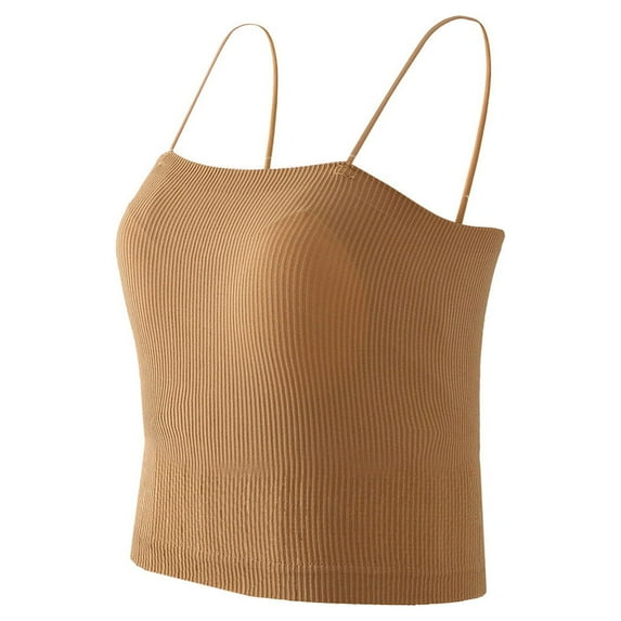 Ramiter Sexy Lingerie for Women Underwear Latex Women's Breathable Seamless Sports Bra Comfortable Top Base One Size,Khaki