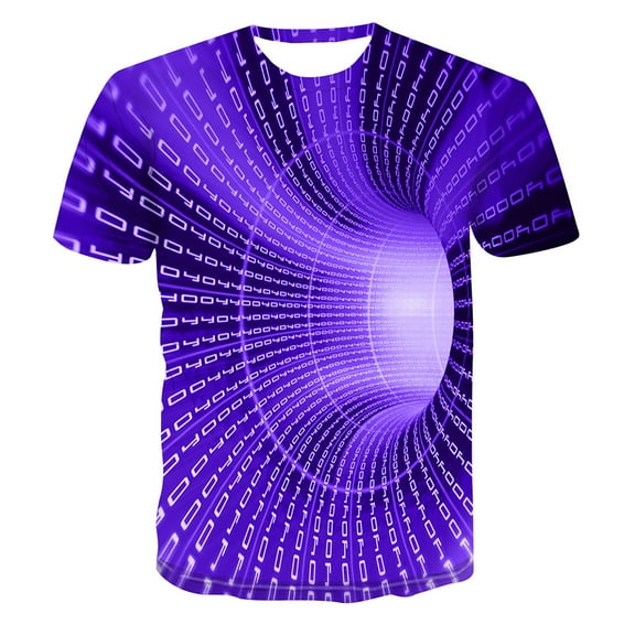 Ramiter Shirts for Men Crew Neck T-Shirt - Soft Fitted Premium Tee Purple,2XL