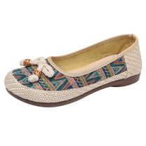 Ramiter Shoes for Women Slip On Breathe Mesh Walking Shoes Women Fashion Sneakers Comfort Wedge Platform Loafers,