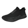 thumbnail image 1 of Ramiter Shoes&nbsp;for Men Men's Running Shoes Ultra Lightweight Breathable Comfortable Walking Shoes Casual Fashion Sneakers Mesh Workout Shoes,Black, 1 of 5