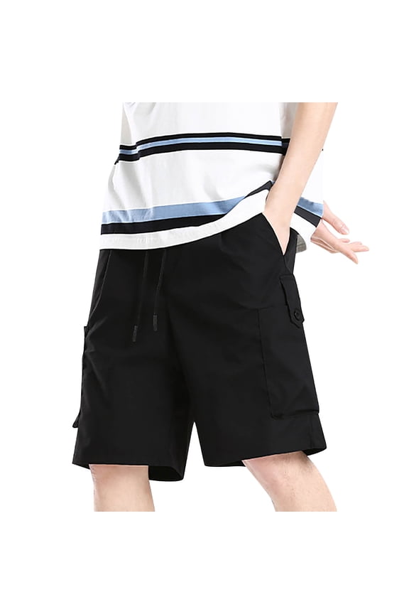 Shorts Men Sports Summer Surfing Pants Beach Shorts Fitness Men's Quick-drying Men's pants Black,2XL