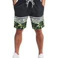thumbnail image 1 of Ramiter Shorts Men Summer Trousers Surfing Splicing Spring and Swimming and Beach Shorts Men's Men's Board Shorts Green,3XL, 1 of 5
