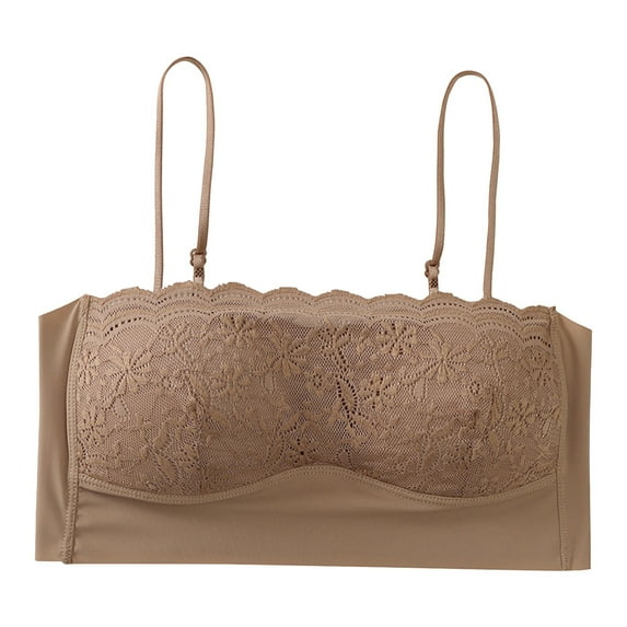 Ramiter Sports Bras for Women Women's 18-Hour Ultimate Lift Support Wireless Full-Coverage Bra, Everyday Comfort One Size,Coffee