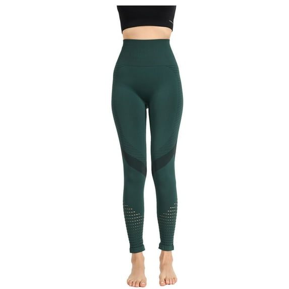Ramiter Thermal Leggings for Women Women Solid Workout Out Leggings Fitness Sports Running Yoga Pants plus Size Wide Leg Yoga Pants with Pockets for Women M,Green
