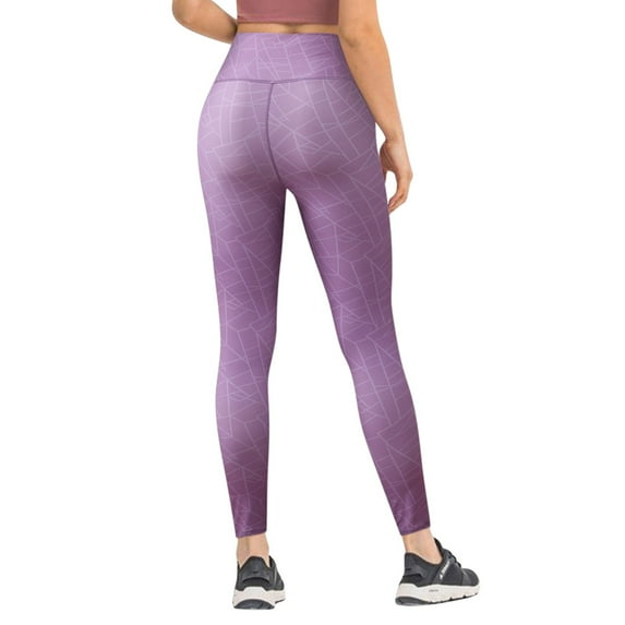 Ramiter Thermal Leggings for Women Women's Yoga Pants High Waist Lifting Seamless Gradient Yoga Leggings Elastic Sports Running Fitness Pants Pants for Women XL,Purple