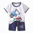 thumbnail image 1 of Ramiter Toddler Boys Clothes for Baby Boy Summer Outfits Sleeveless Tank Top and Shorts Set 1-4t(Sky Blue,18-24 Months), 1 of 3