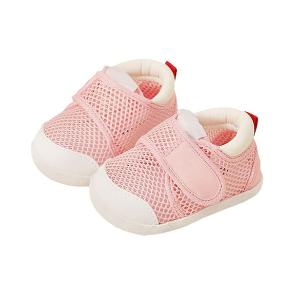 Ramiter Toddler Sneakers Boys Toddler Baby Girl Boy Shoes Sneakers Mesh Breathable Shoes Soft Soled Sneakers Shoes for Unisex 0 To 3 Years Baby Shoes Girl,Pink