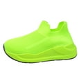 thumbnail image 1 of Ramiter Walking Shoes Women Women Canvas Sneakers Comfortable Slip on Loafers Lightweight with Elastic Canvas Shoes,, 1 of 5