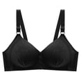 thumbnail image 1 of Ramiter Women'S Lingerie Women's Signature Lace Push-up Bra 40,Black, 1 of 3