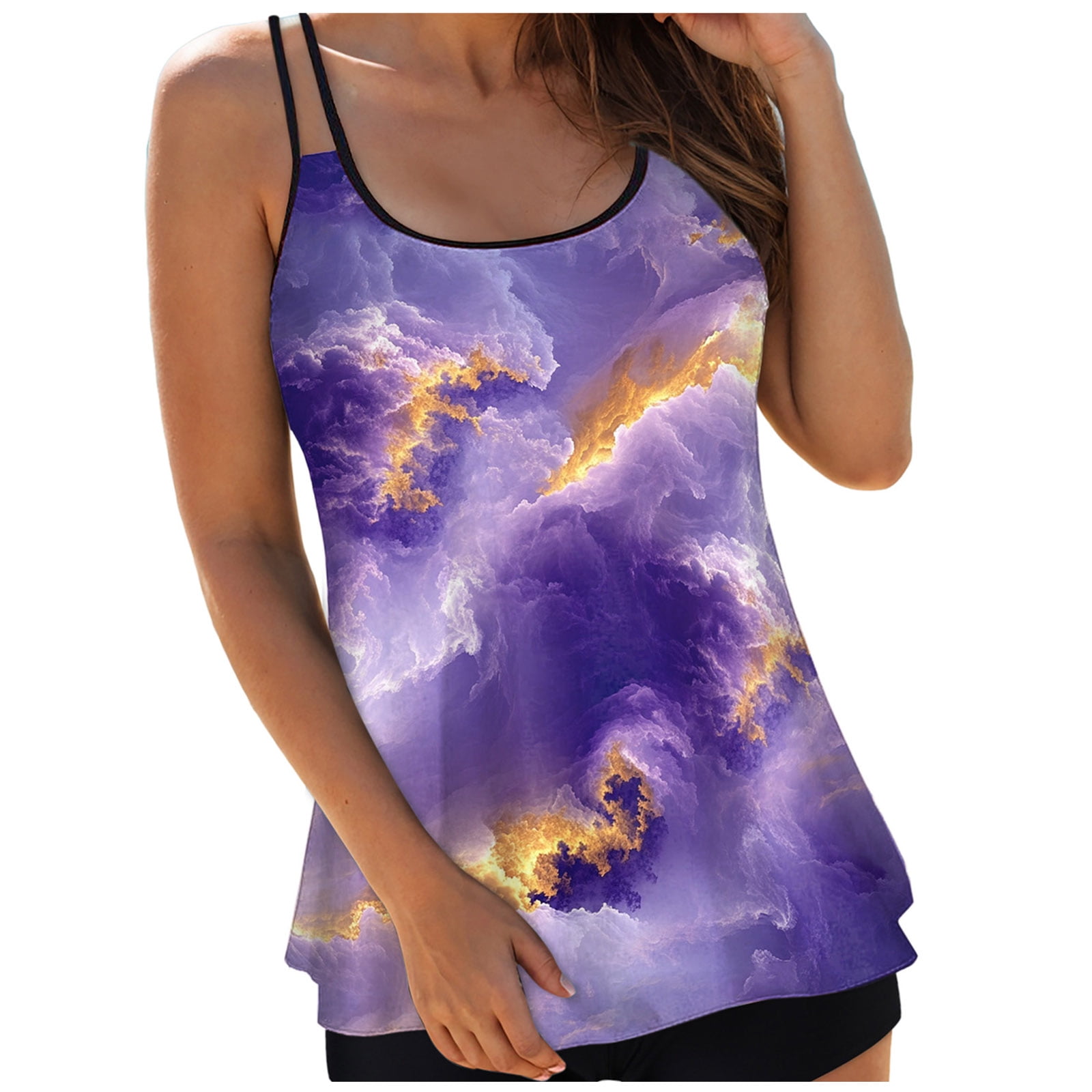 Daci Tankini Swim Tops For Women - Tummy Control Ghana - View #3