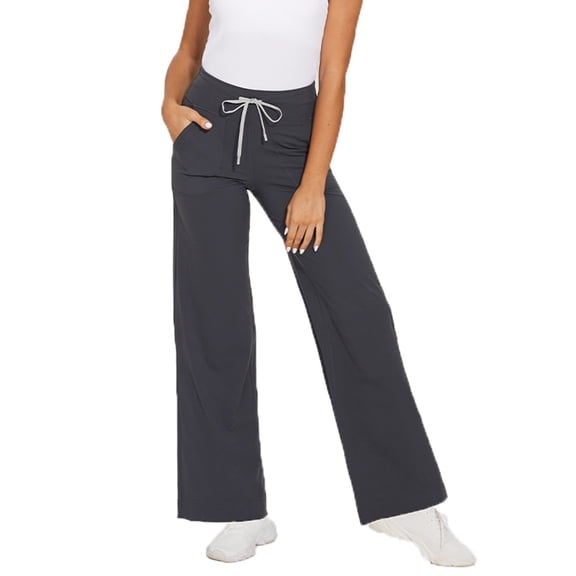 Ramiter Womens Leggings Women's Yoga Pants High Waisted Tummy Control Workout Leggings Big Girls Yoga Pants with Pockets XS,Grey