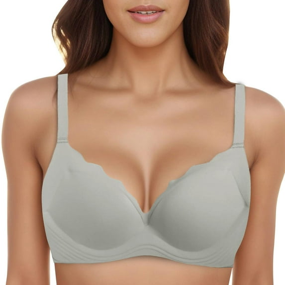 Ramiter Womens Lingerie Lace Bra for Womens Underwire Bra Lace Floral Bra Unlined Unlined Plus Size Full Coverage Bra L,Sky Blue