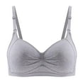 thumbnail image 1 of Ramiter Womens Lingerie Women's One Smooth U Ultra Light Bra, Underwire T-shirt Bra, Convertible Straps 36,GY1, 1 of 4