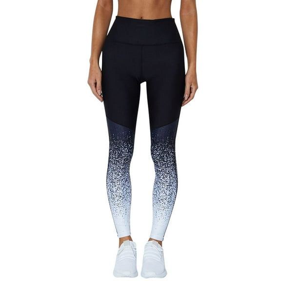 Ramiter Womens Sweatpants Womens High Waisted Leggings Fashion Printed Seamless Fitness Running Workout Leggings Ankle Length Yoga Pants Tights L,Blue
