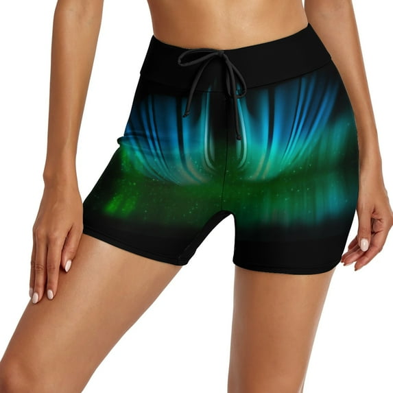 Ramiter Womens Swim Shorts Women Running Low Waist Bikini Bottoms Swim Briefs Beach Shorts Swim Bikini Bottom Shorts Swimwear Beach Green,M