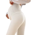 thumbnail image 1 of Ramiter Workout Leggings for Women Womens High Waist Ankle Yoga Leggings Workout with Two Pockets L,Beige, 1 of 3