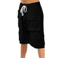 thumbnail image 1 of Ramiter Workout Shorts Men Mens Breathable Quick Dry Hiking Cargo Shorts Black,XL, 1 of 5