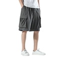thumbnail image 1 of Ramiter Workout Shorts Men Shorts Men'S Summer Thin Men'S Casual Pants Men'S Pants Sports Loose Men'S Pants Sanitary Pants Grey,5XL, 1 of 4