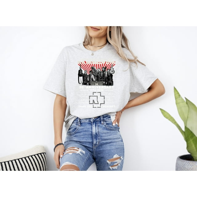 Rammstein 30th Anniversary Europe Stadium Tour 2024 UNISEX Tshirt Up To 4XL