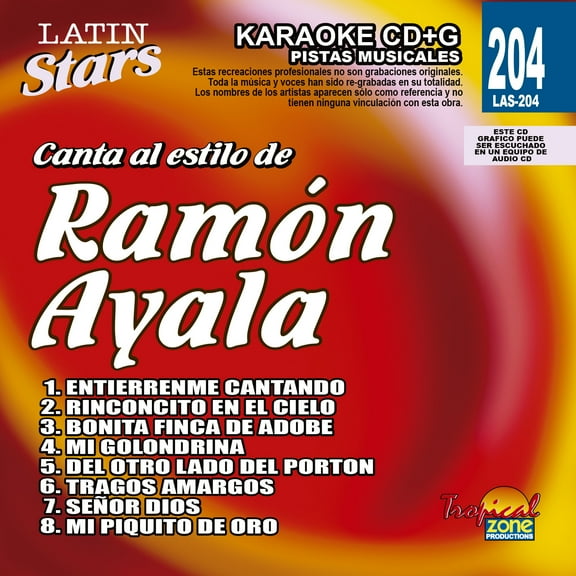 Ramon Ayala - Karaoke Latin Stars 204 - CD