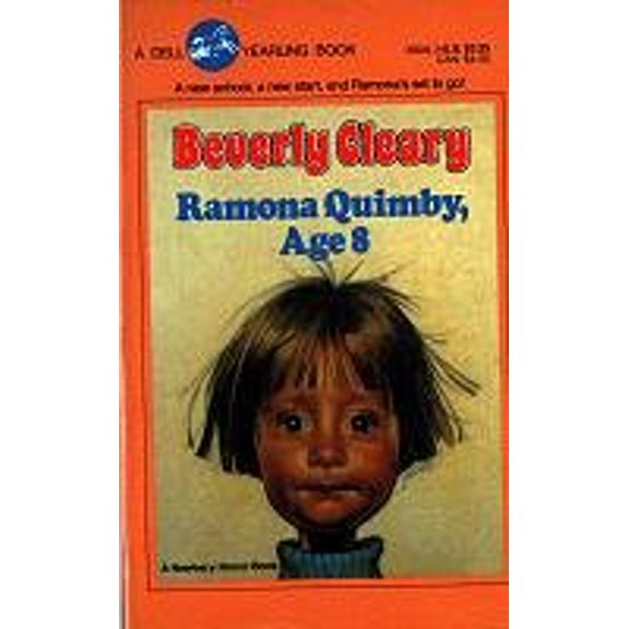 Pre-Owned Ramona Quimby, Age 8 (Ramona, #6) by Beverly Cleary Paperback, Children's Books, Standard, English