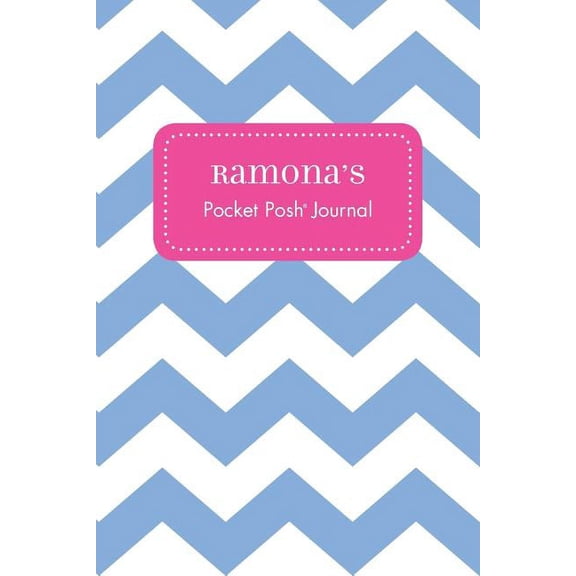 Ramona's Pocket Posh Journal, Chevron, (Paperback)