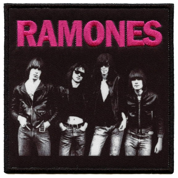 Ramones Band Photo Woven Patch