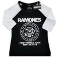 thumbnail image 1 of Ramones Ladies Raglan T-Shirt: First World Tour 1978 (X-Large), 1 of 2