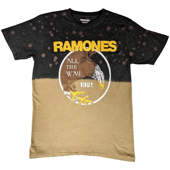 Ramones Unisex T-Shirt All The Way (Wash Collection) (Small)