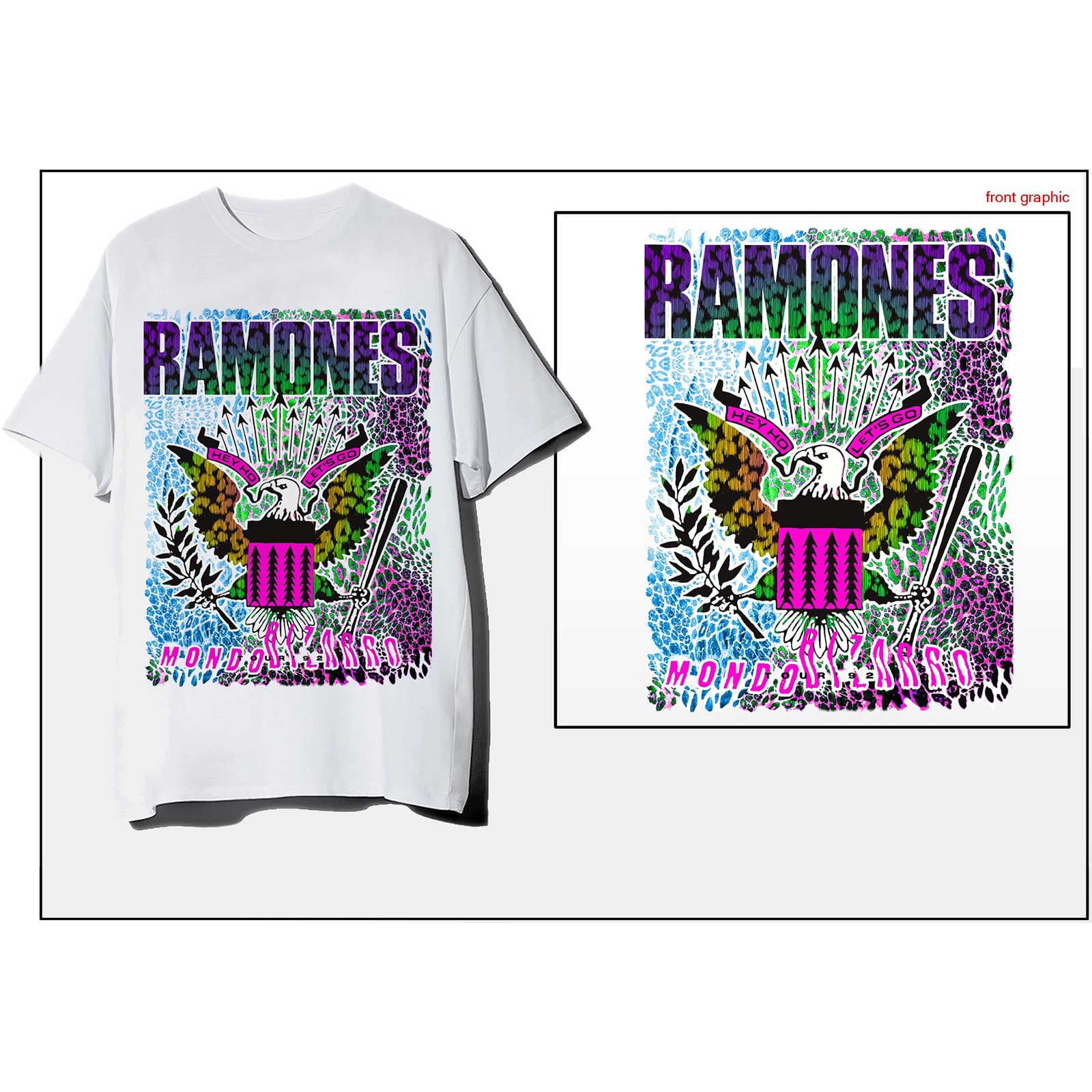 Ramones Presidential Seal Oficial Camiseta Para Hombre
