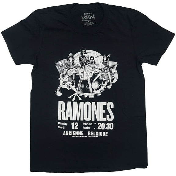 Ramones Unisex T-Shirt Belgique (Medium)
