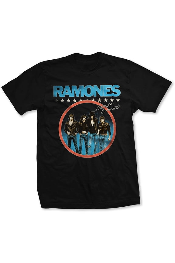 Ramones Unisex T-Shirt Circle Photo (X-Large)