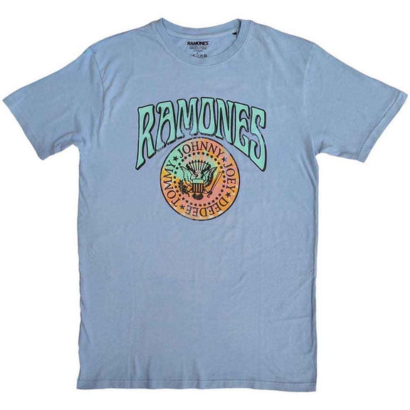 Ramones Unisex T-Shirt: Crest Psych (Large)