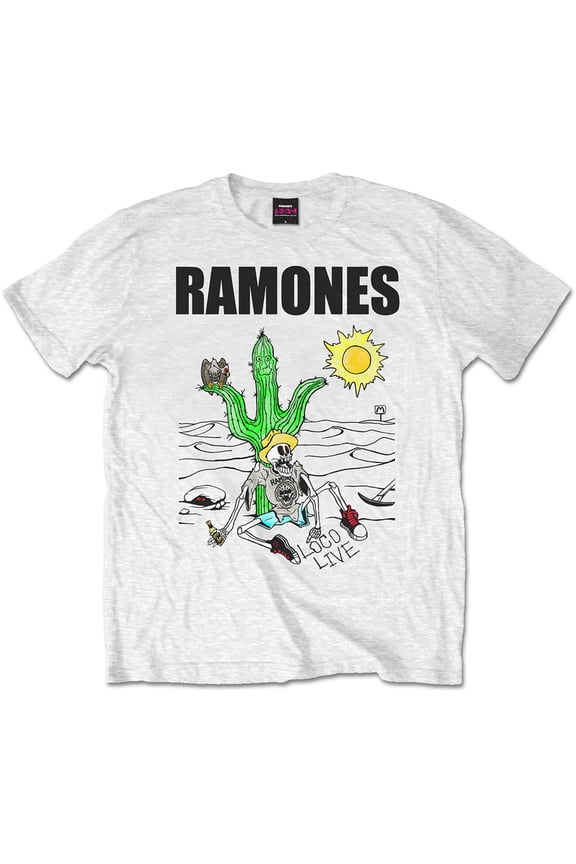 Ramones Unisex T-Shirt Loco Live (X-Large)