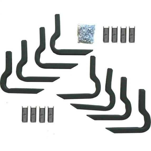 Rampage 14910 Side Bar Mounting Brackets Fits 04 14 Titan Fits select: 2004-2011,2014 NISSAN TITAN