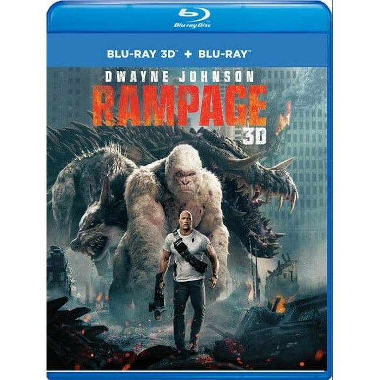 Rampage [3D Blu-ray + Blu-ray] [Blu-ray] - Walmart.com