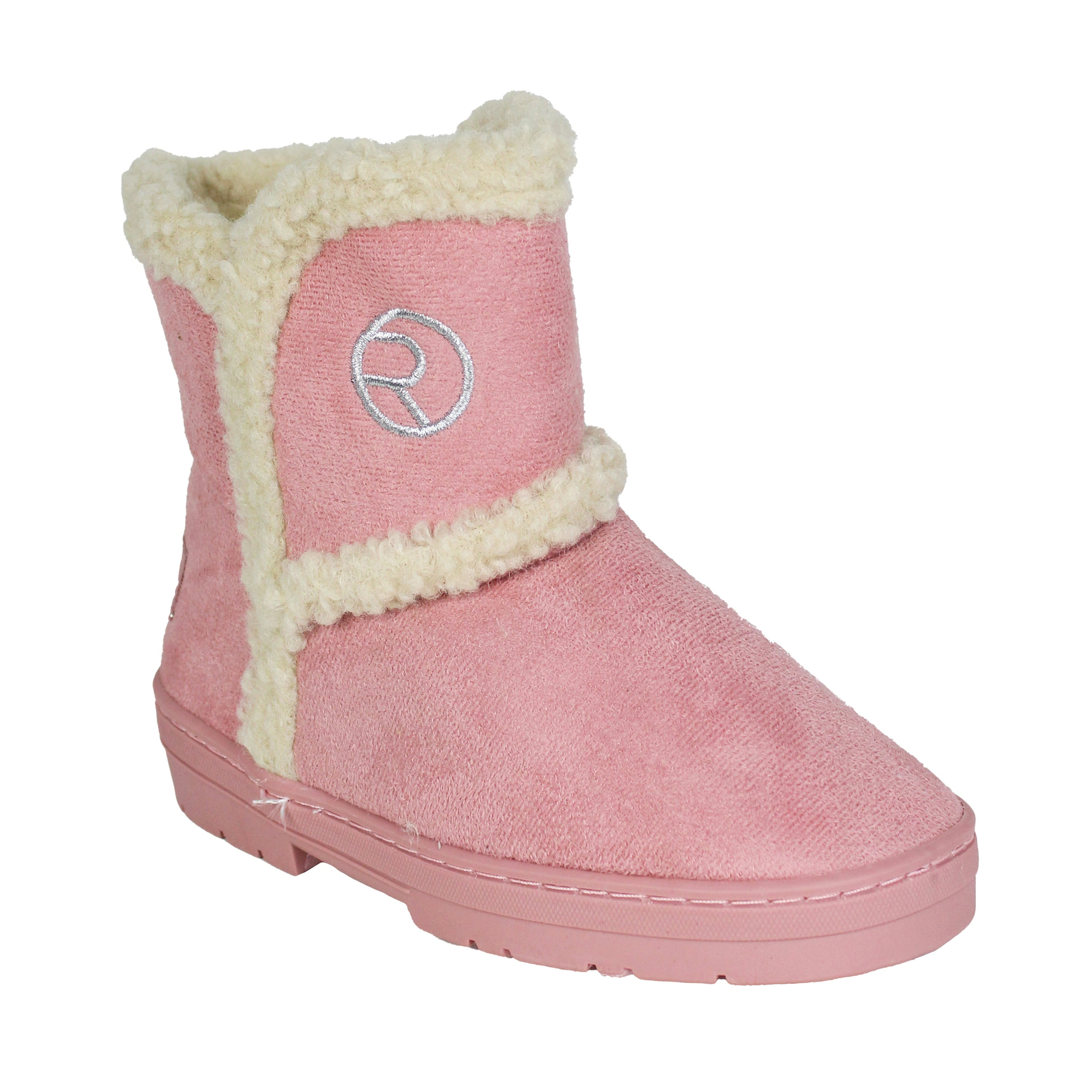 Rampage Comfy Faux Shearling Trim Winter Boots for Big Girls Size 4 Walmart