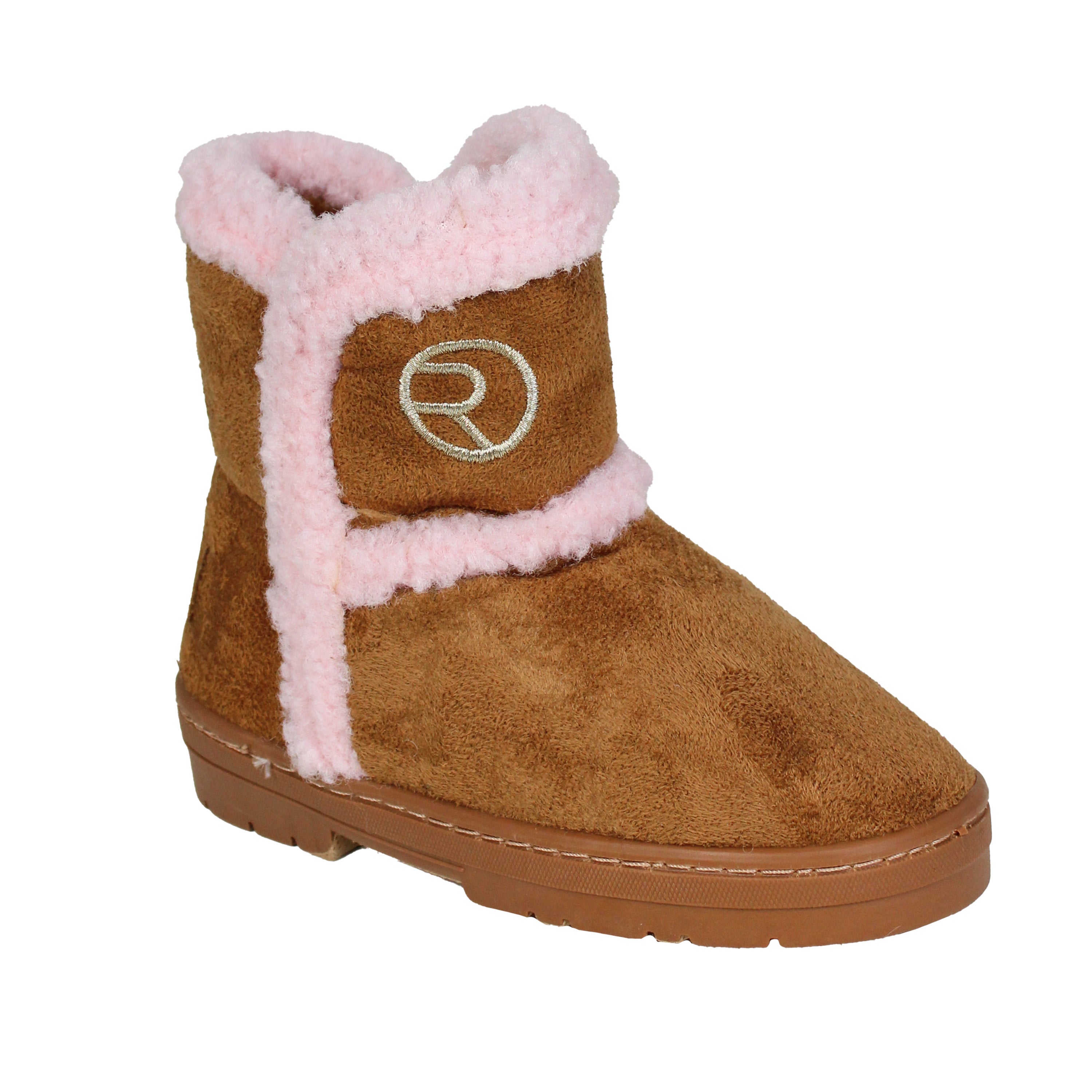 Rampage Comfy Faux Shearling Trim Winter Boots for Toddler Girls, Size