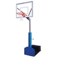 thumbnail image 1 of Rampage III Steel-Acrylic Portable Basketball System, Brick Red, 1 of 1