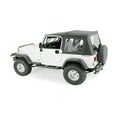 thumbnail image 1 of Rampage by RealTruck Factory Replacement Soft Top | Vinyl, Black Denim with Clear Windows | 98715 | Compatible with 1989 - 1994 Suzuki Sidekick/Geo Tracker, 1 of 2