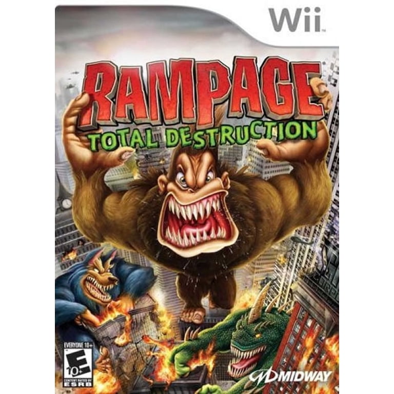 Midway, Rampage: Total Destruction, Nintendo Wii, Brand New