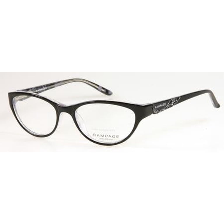 Rampage Women Eyeglasses Frames 178 Black Cat Eye 51-16-135  display picture 2