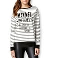 thumbnail image 1 of Rampage Womens Model Off Duty Sweatshirt, 1 of 2