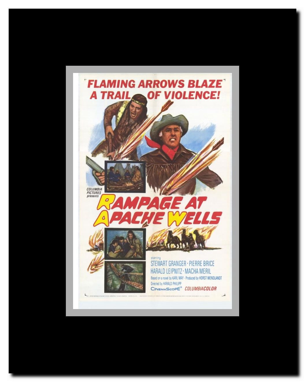 Rampage at Apache Wells Framed Movie Poster