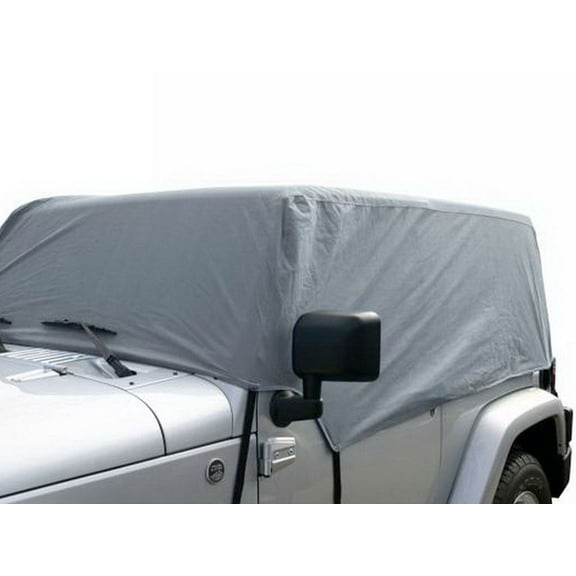 Rampage by RealTruck Cab Covers for Jeep Wrangler JK | 4-Layer, Breathable | 1263 | Compatible with 2007 - 2018 Jeep Wrangler 2-Door